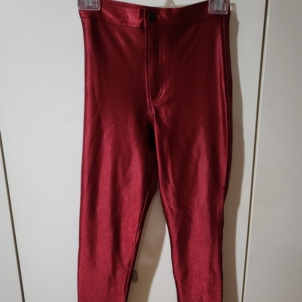 American apparel size small Cranberry color pants